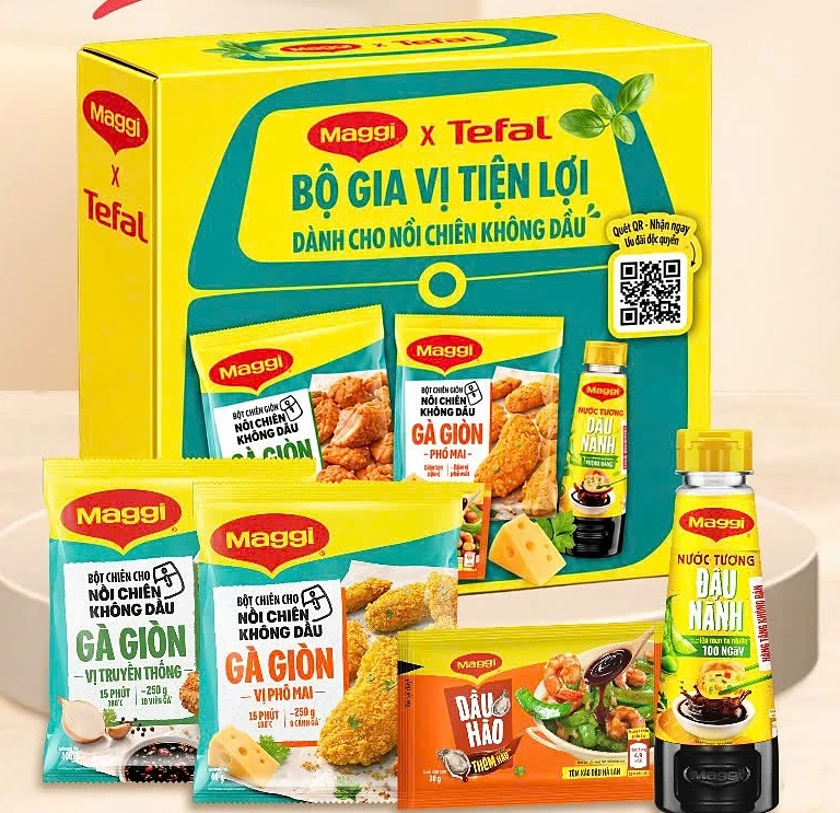Bộ gia vị tiện lợi Maggi dành cho nồi chiên không dầu